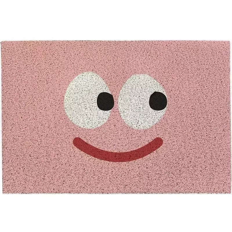 Doormat Polyester Rubber Backed Emoji Design, Fun, Durable Welcome Mat