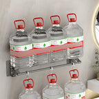 DoubleStand: Towel Holder Bathroom – multifunctional double rod holder, decorative & durable for modern bathrooms
