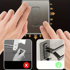 DoubleStand: Towel Holder Bathroom – multifunctional double rod holder, decorative & durable for modern bathrooms