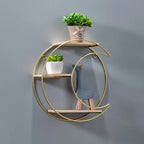 Decorative Wall Shelf, Wall Mounted, Multi Level, Display Shelf