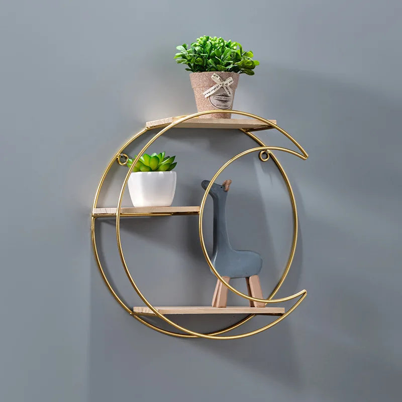 Decorative Wall Shelf, Wall Mounted, Multi Level, Display Shelf