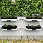 DrehOrdnung: Wall Shelf Bathroom – modern plastic corner shelf, wall-mounted & space-saving for cosmetics & care products
