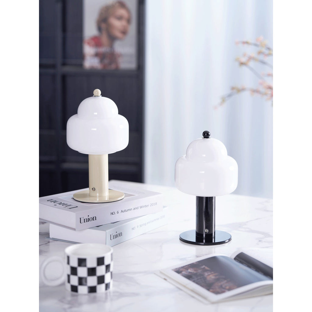Cordless Double-Dome Cloud Table Lamp