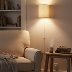 Drum Fabric Wall Sconce - Soft Light & Easy Plug-In Installation