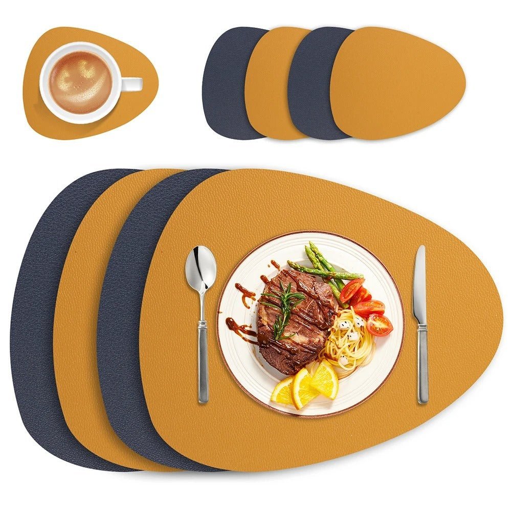 Placemats Dual Sided Ecological PVC Heat Resistant