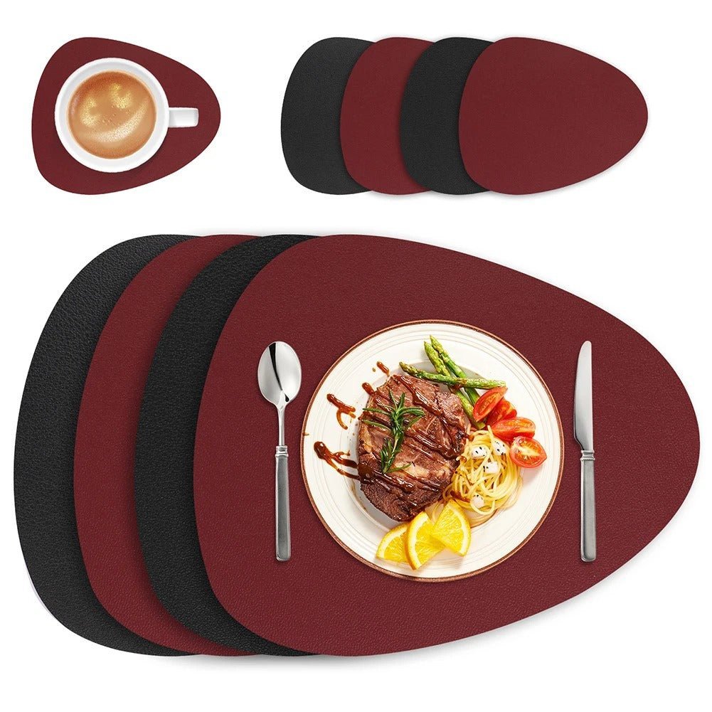 Placemats Dual Sided Ecological PVC Heat Resistant
