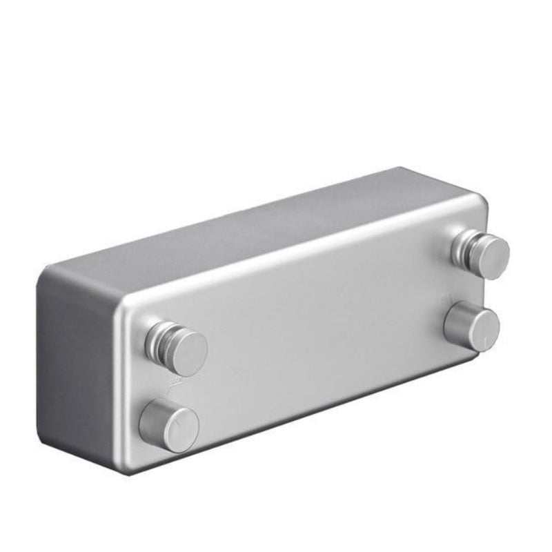 Retractable Clothesline, Dual Line, Wall Mounted, Wire Rope System