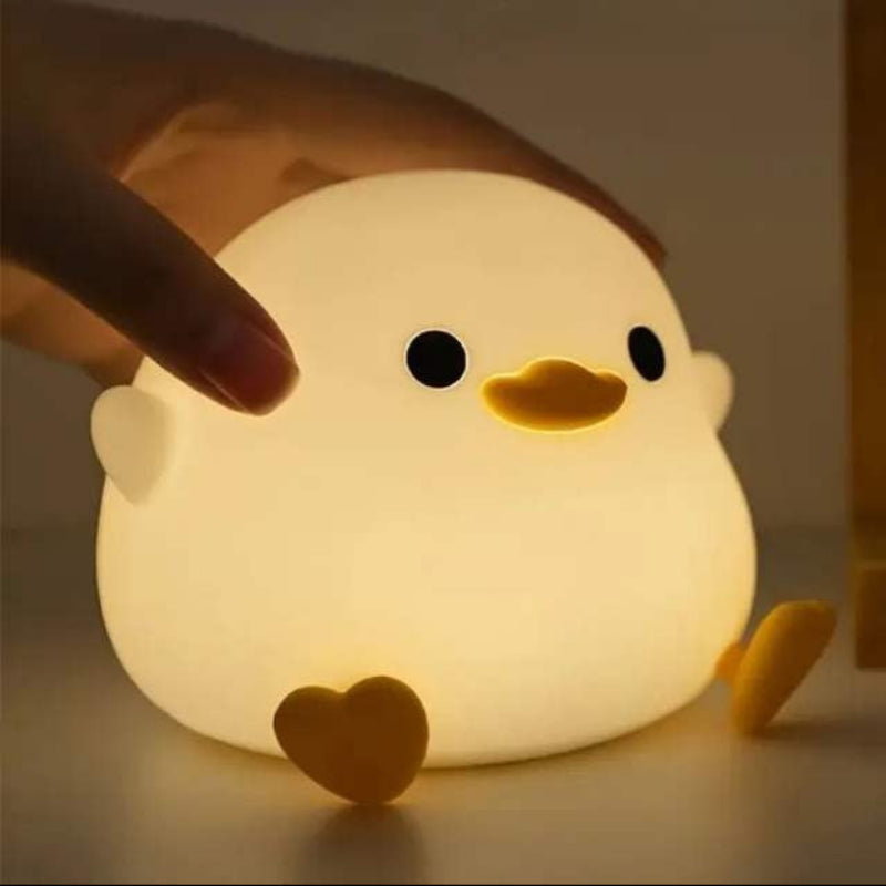 Night Light Duck Shaped LED Rechargeable Touch Control