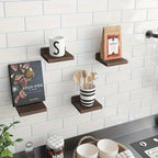 DarkRoom: Wooden Wall Shelves – Stylish, Durable & Hanging in Farmhouse Style for Living Rooms & Bedrooms