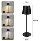 DuoGlow: 2-Piece Set of Cordless LED Table Lamps – Rechargeable Touch Lamps for Bedroom & Living Room