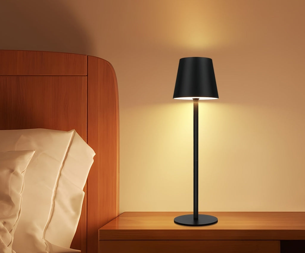 DuoGlow: 2-Piece Set of Cordless LED Table Lamps – Rechargeable Touch Lamps for Bedroom & Living Room