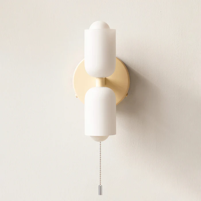 DuoLux: Modern LED Wall Light 2-Bulb – Stylish & Decorative for Living Room & Dining Room