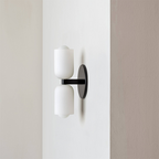 DuoLux: Modern LED Wall Light 2-Bulb – Stylish & Decorative for Living Room & Dining Room