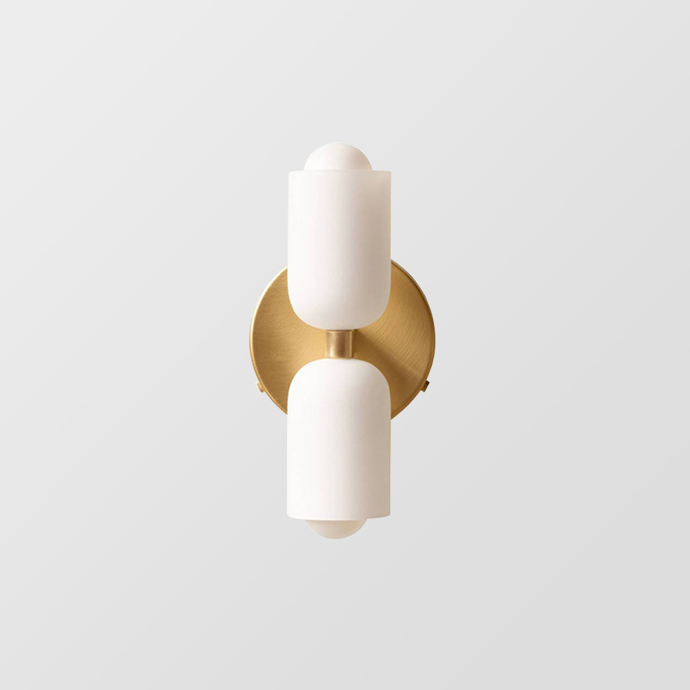 DuoLux: Modern LED Wall Light 2-Bulb – Stylish & Decorative for Living Room & Dining Room