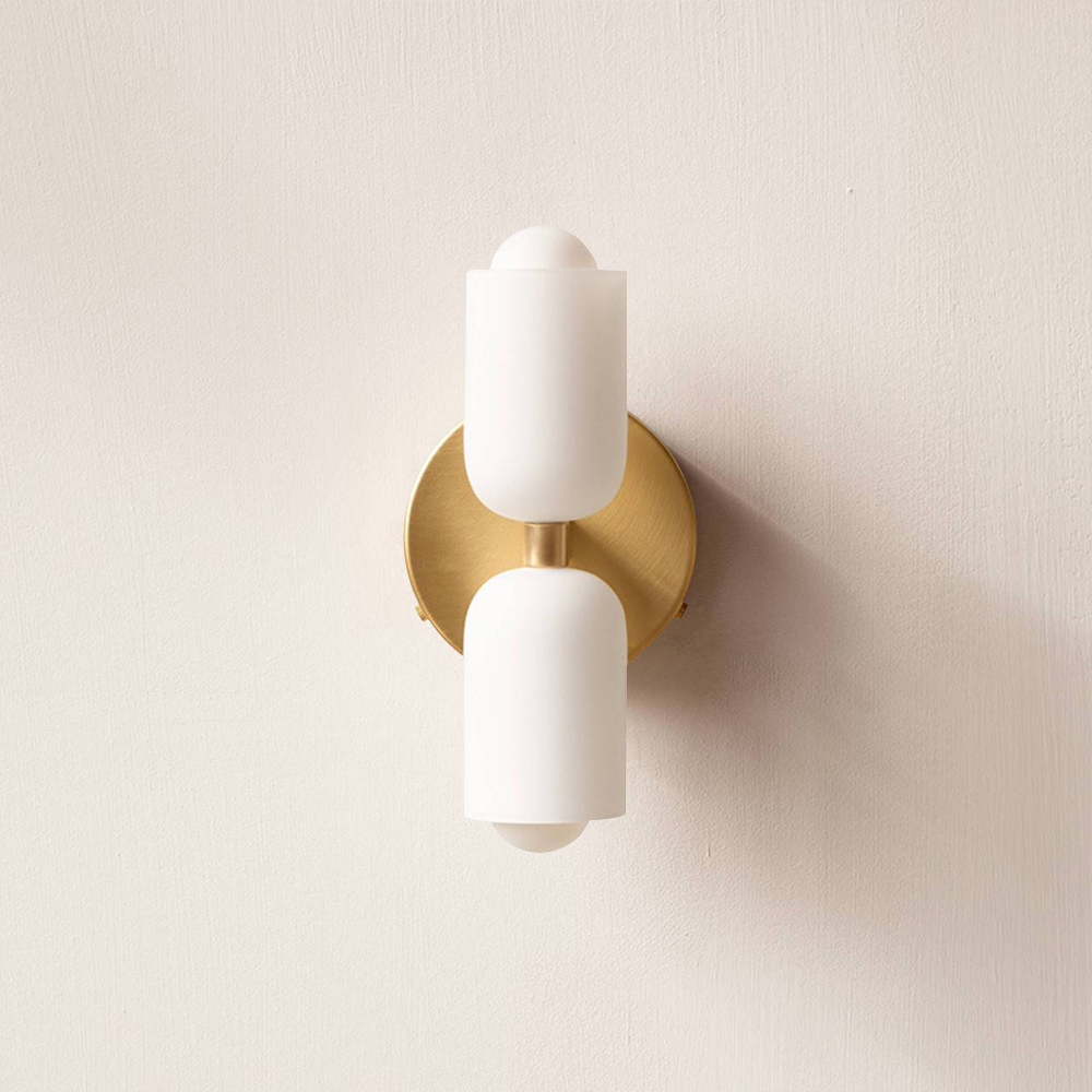 DuoLux: Modern LED Wall Light 2-Bulb – Stylish & Decorative for Living Room & Dining Room