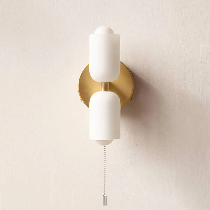 DuoLux: Modern LED Wall Light 2-Bulb – Stylish & Decorative for Living Room & Dining Room