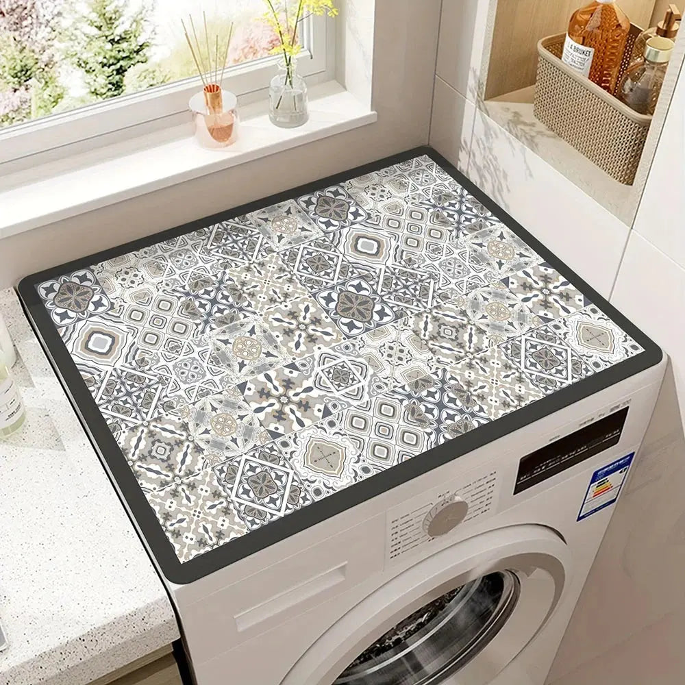Durable Washing Machine Mat – Noise Reducing, Non-Slip Design, 50 x 60 cm for Appliance Protection and Vibration Control