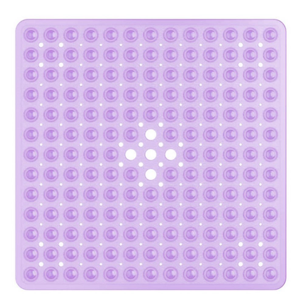 DuschGlück: Non-Slip Shower Mat with Suction Cups – Antibacterial & Easy-Care Bath Mat with Quick Water Drainage