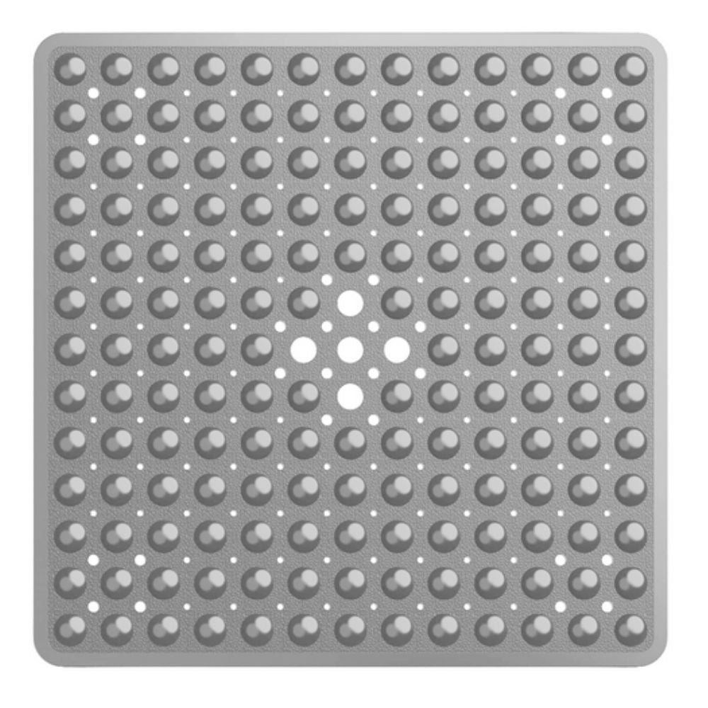 DuschGlück: Non-Slip Shower Mat with Suction Cups – Antibacterial & Easy-Care Bath Mat with Quick Water Drainage