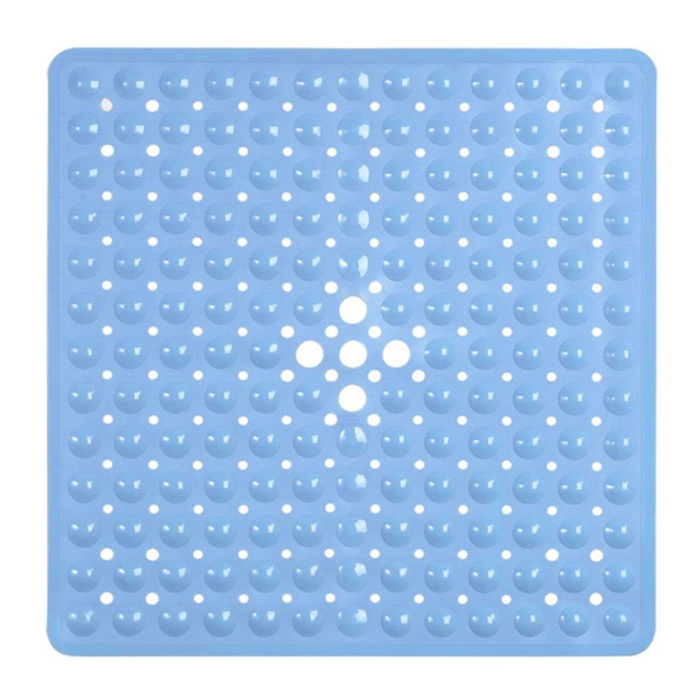 DuschGlück: Non-Slip Shower Mat with Suction Cups – Antibacterial & Easy-Care Bath Mat with Quick Water Drainage