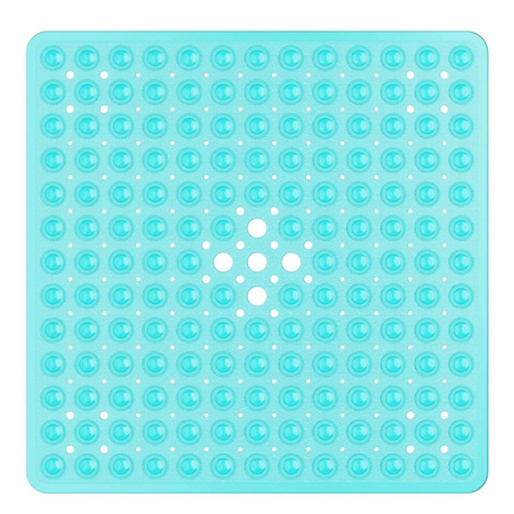 DuschGlück: Non-Slip Shower Mat with Suction Cups – Antibacterial & Easy-Care Bath Mat with Quick Water Drainage