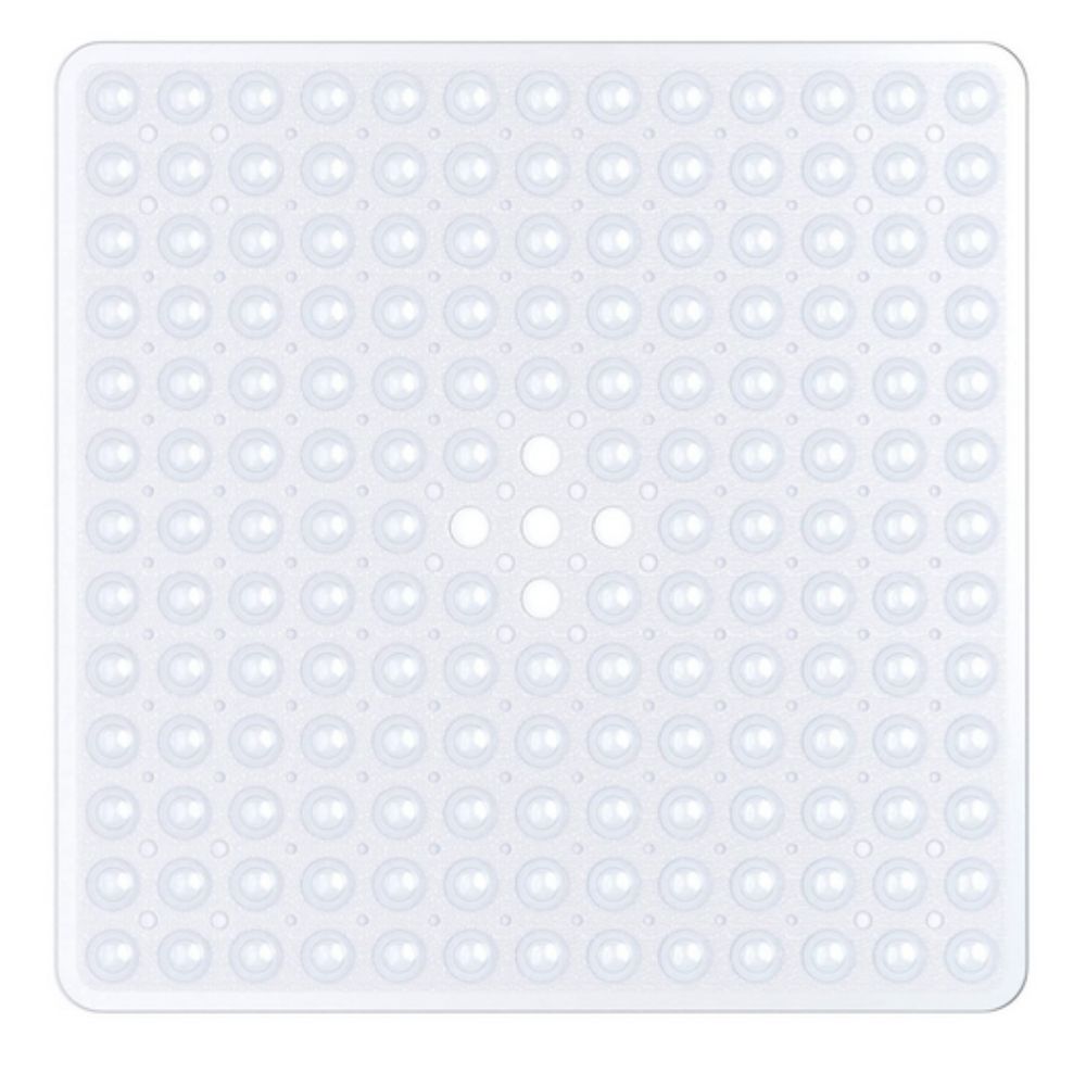 DuschGlück: Non-Slip Shower Mat with Suction Cups – Antibacterial & Easy-Care Bath Mat with Quick Water Drainage