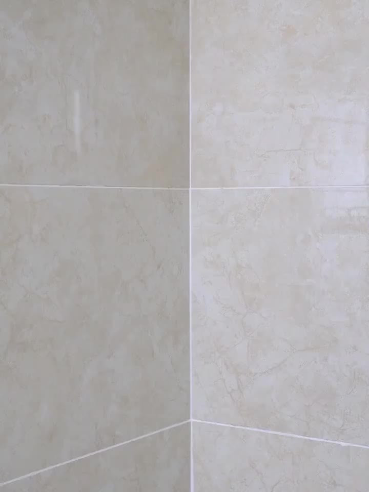 DuschOrdnung: Wall Shelves for Bathroom – Modern Plastic Corner Shelf, Floating & Space-Saving Without Drilling for Shampoo & Cosmetics