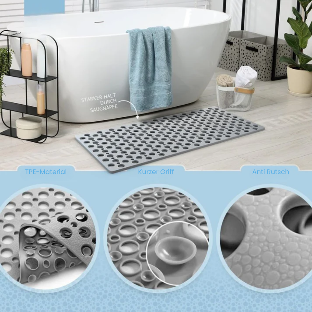DuschWohl: Non-Slip Shower Mat – Hygienic, Mold Resistant & Safe for Any Bathroom