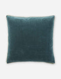 Cleo Throw Pillow | Velvet with Piping Detail