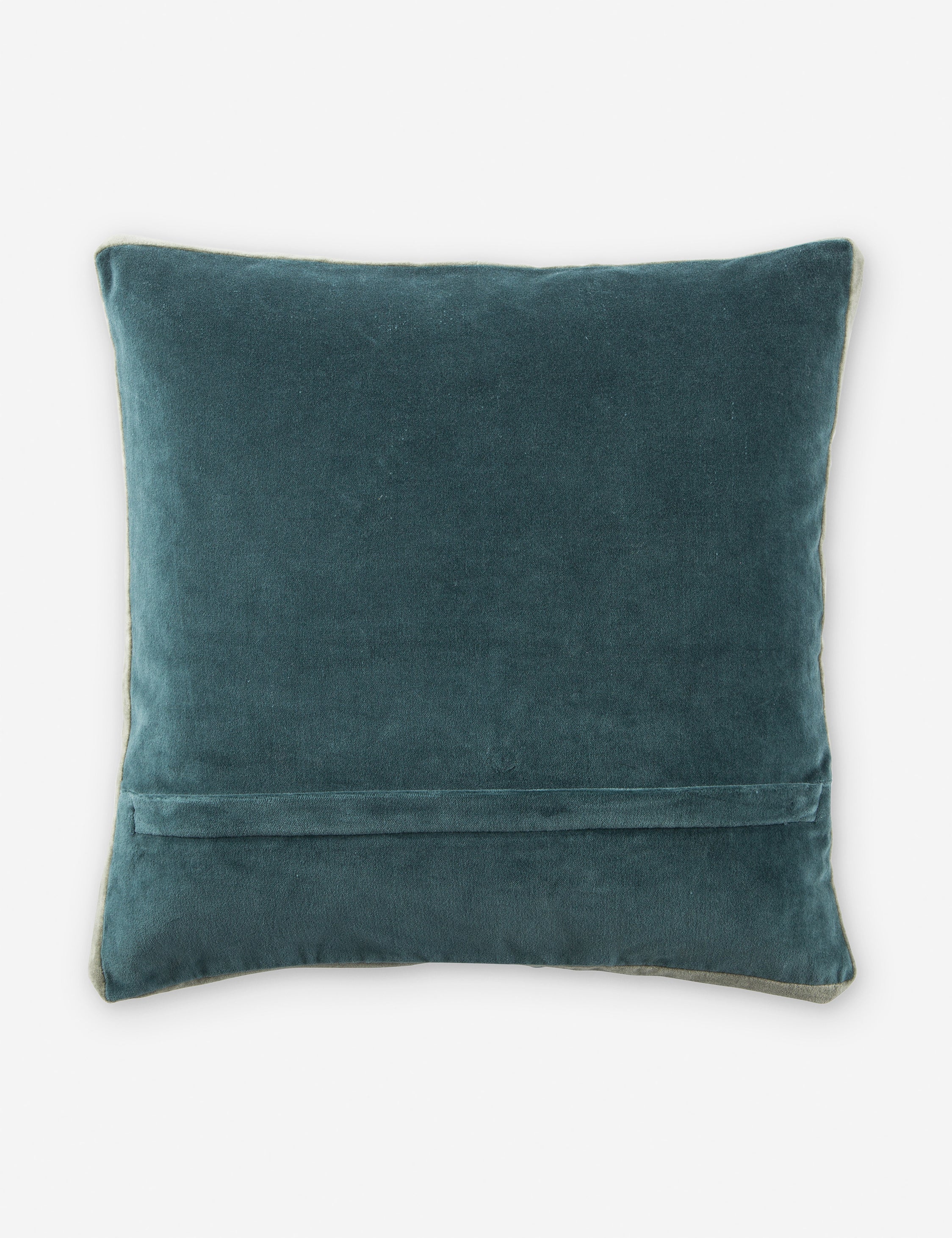 Cleo Throw Pillow | Velvet with Piping Detail