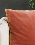 Cleo Throw Pillow | Velvet with Piping Detail