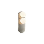 Curved-Backplate Glass Wall Sconce — Nickel