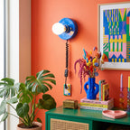 Echo Plug-in Disk Sconce