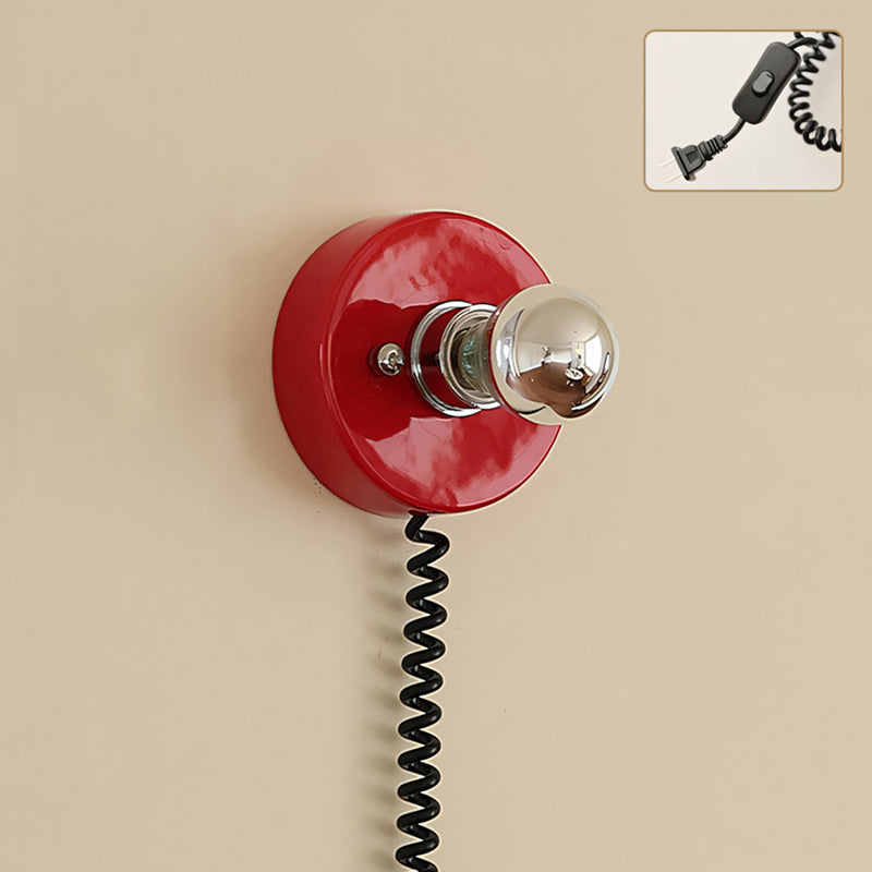 Echo Plug-in Disk Sconce