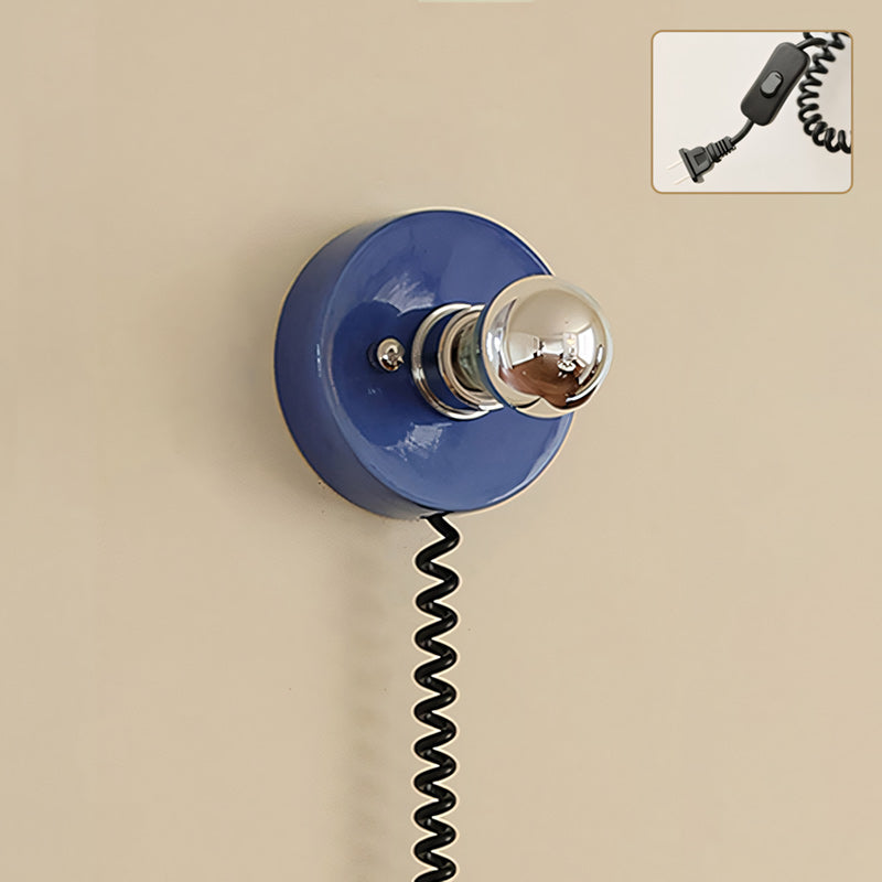 Echo Plug-in Disk Sconce