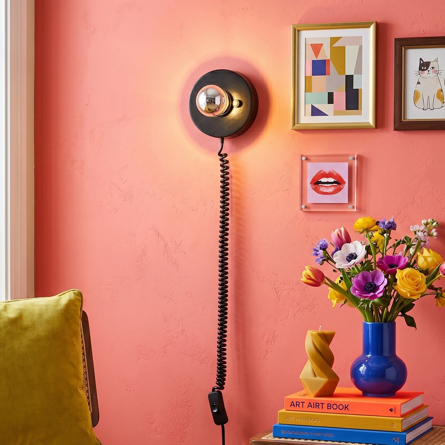Echo Plug-in Disk Sconce