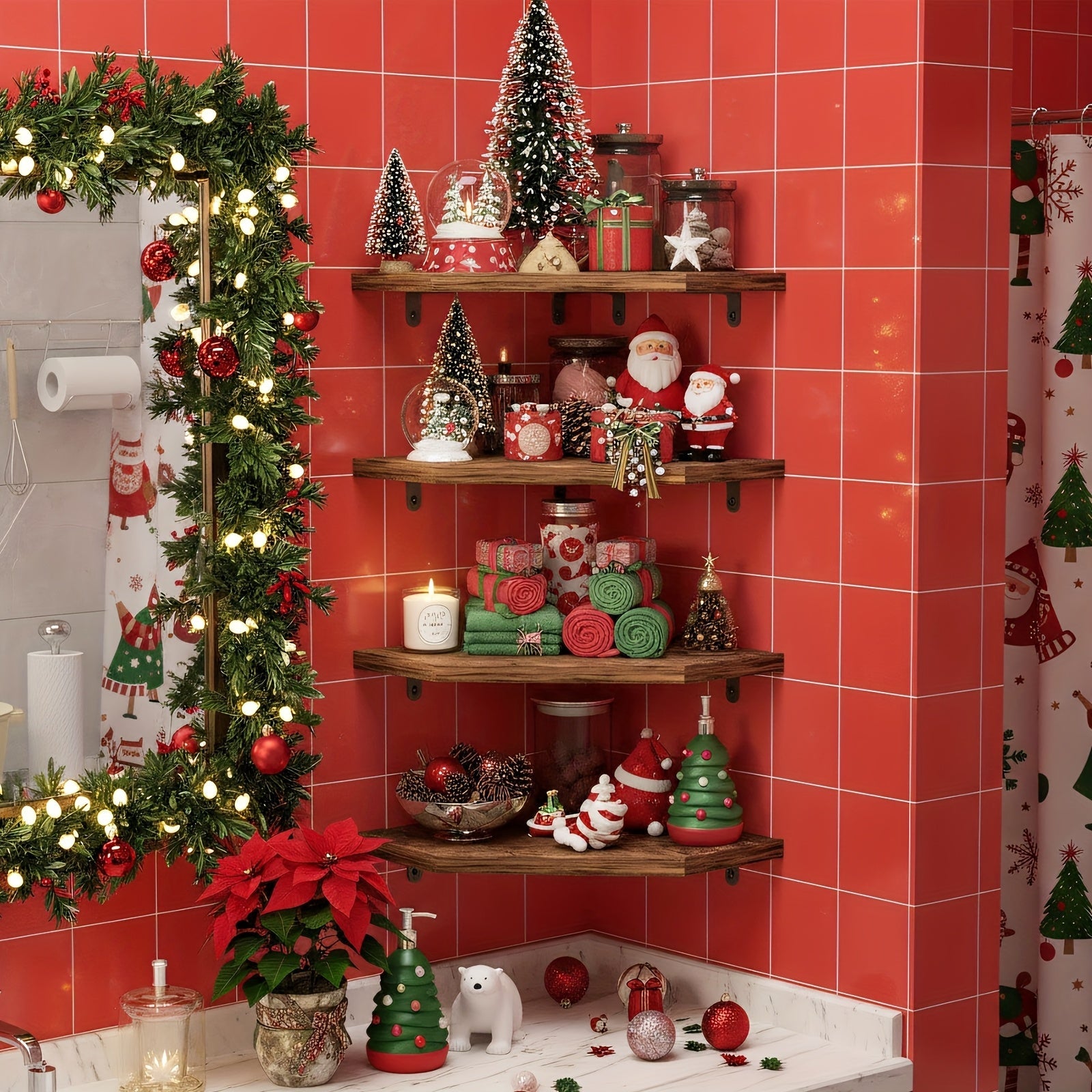 EckenStil: Classic Wall Shelves – Space-saving, Low Maintenance & Hanging for Kitchen, Bathroom & Living Spaces