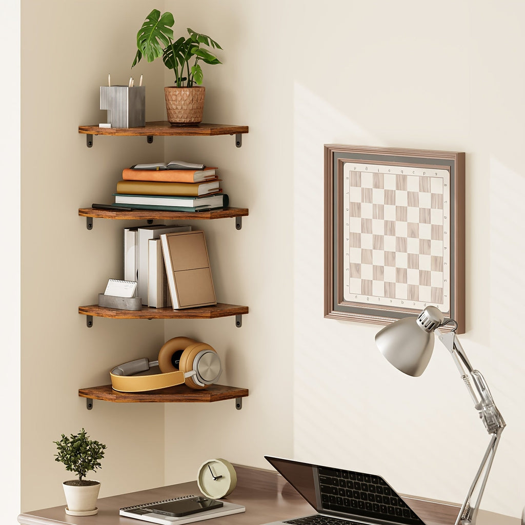 EckenStil: Classic Wall Shelves – Space-saving, Low Maintenance & Hanging for Kitchen, Bathroom & Living Spaces