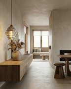 ÉclatAmbiente: Pendant Light Design – Gold-Plated Glass Lamp with Floating Shape, Luxurious for Living Room & Dining Room