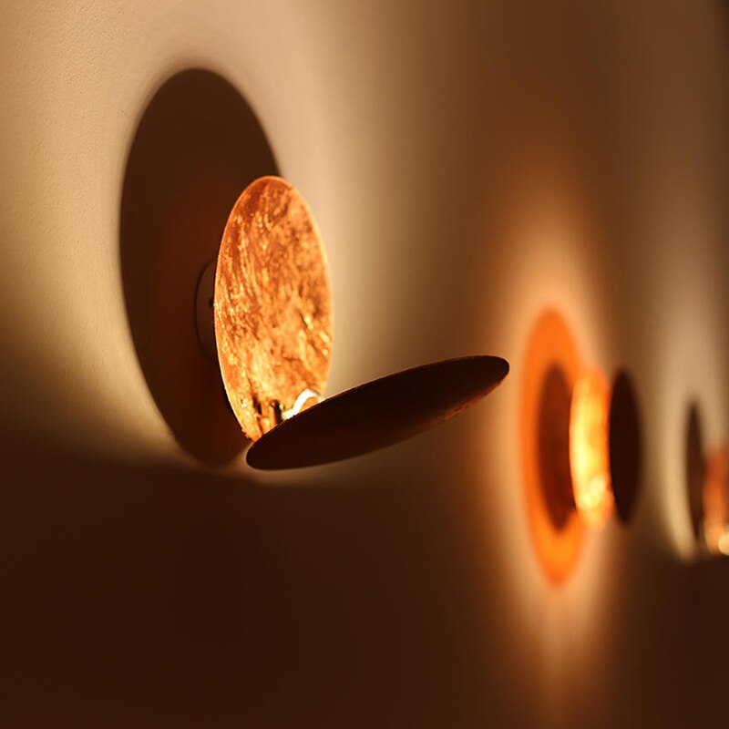 EclipseGlow: Solar Effect LED Wall Light – Decorative Wall Lamp for Living Room & Bedroom