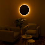 Eclipse Glow Wall Sconce - Customizable LED Mood Lighting Fixture