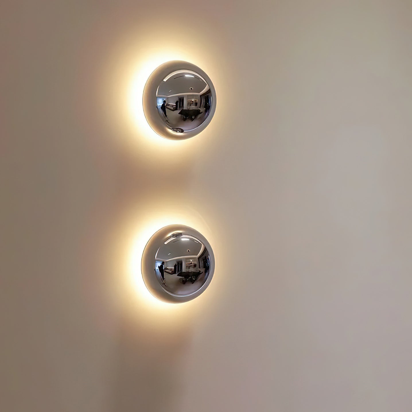 Minimalist Round Mini LED Wall Sconce