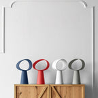 Sculptural Resin Table Lamp — Multicolor