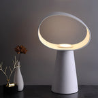 Sculptural Resin Table Lamp — Multicolor
