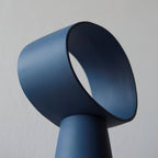 Sculptural Resin Table Lamp — Multicolor