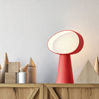 Sculptural Resin Table Lamp — Multicolor