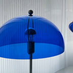 Classic Column Floor Lamp — Chrome & Acrylic