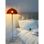Classic Column Floor Lamp — Chrome & Acrylic