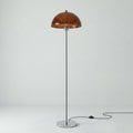 Classic Column Floor Lamp — Chrome & Acrylic