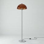 Classic Column Floor Lamp — Chrome & Acrylic